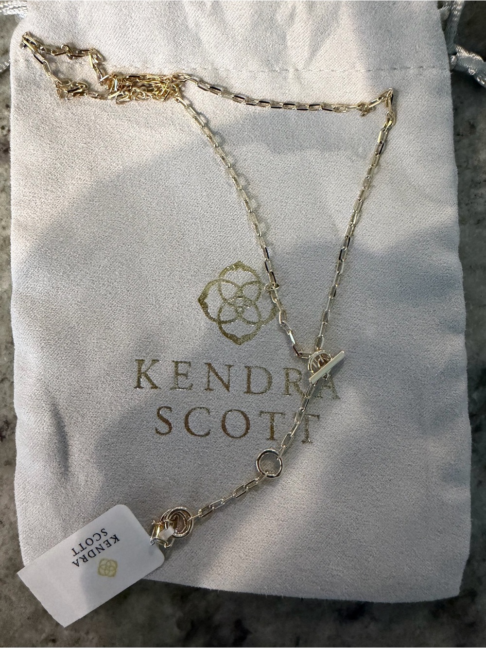 Kendra Scott Andi Y Necklace - Gold